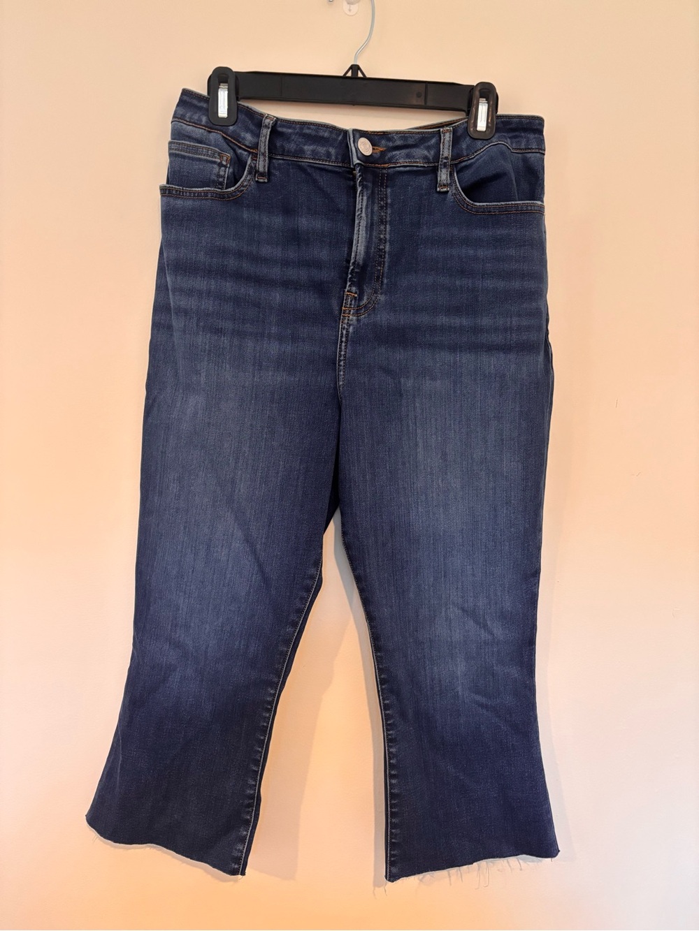 Frame Le Crop Mini Bootcut Short Jean with raw hem